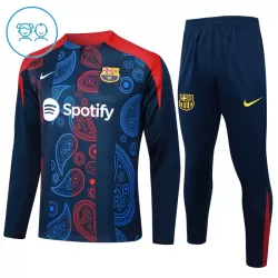 Barcelona Träningströjasats Quarter-Zip Barn 2024/25 Navy Barcelona Träningströjasats Quarter-Zip Barn 2024/25 Navy
