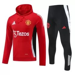 Manchester United Hoodie Träningströjasats 2024/25 Röd Manchester United Hoodie Träningströjasats 2024/25 Röd