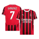 AC Milan Gimenez 7 Fotbollströja Hemma 2024/25