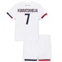 Paris Saint-Germain Kvaratskhelia 7 Fotbollströja Barn Borta 2024/25 Paris Saint-Germain Kvaratskhelia 7 Fotbollströja Barn Borta 2024/25