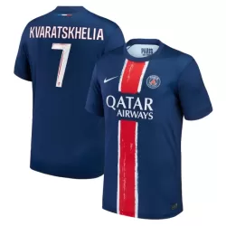 Paris Saint-Germain Kvaratskhelia 7 Fotbollströja Hemma 2024/25 Paris Saint-Germain Kvaratskhelia 7 Fotbollströja Hemma 2024/25