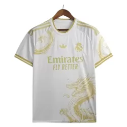 Real Madrid Fotbollströja 2024/25 Dragon Vit - Speciell Real Madrid Fotbollströja 2024/25 Dragon Vit - Speciell