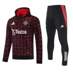 Manchester United Hoodie Träningströjasats 2024/25 Röd