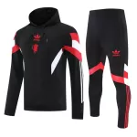Manchester United Hoodie Träningströjasats 2024/25 Svart