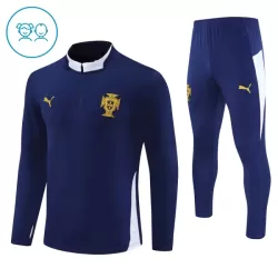 Portugal Träningströjasats Quarter-Zip Barn 2024/25 Navy Portugal Träningströjasats Quarter-Zip Barn 2024/25 Navy