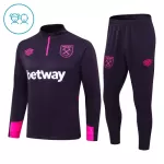 West Ham United Träningströjasats Quarter-Zip Barn 2024/25