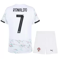 Portugal Ronaldo 7 Fotbollströja Barn Borta 2025 Portugal Ronaldo 7 Fotbollströja Barn Borta 2025