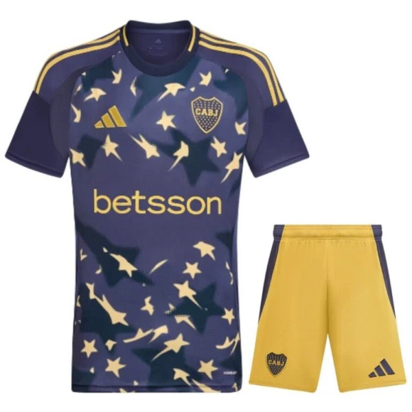Boca Juniors Fotbollströja Barn Tredje 2024/25 Boca Juniors Fotbollströja Barn Tredje 2024/25