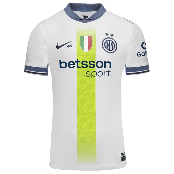 Inter Milan x Valentino Rossi Fotbollströja Borta 2024/25 Inter Milan x Valentino Rossi Fotbollströja Borta 2024/25