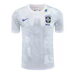 Brasilien Fotbollströja 2024/25 Vit - Speciell