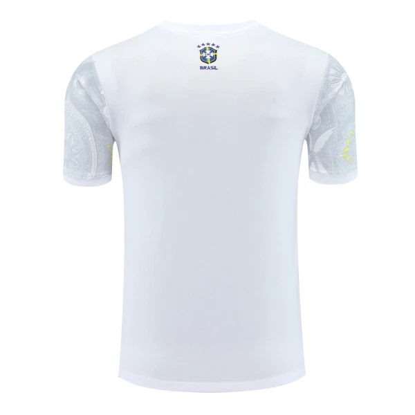Brasilien Fotbollströja 2024/25 Vit - Speciell