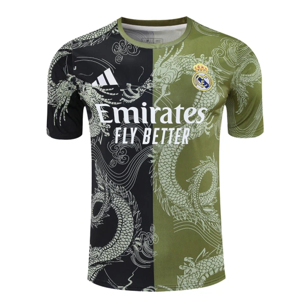 Real Madrid Fotbollströja 2024/25 Dragon Grön Real Madrid Fotbollströja 2024/25 Dragon Grön