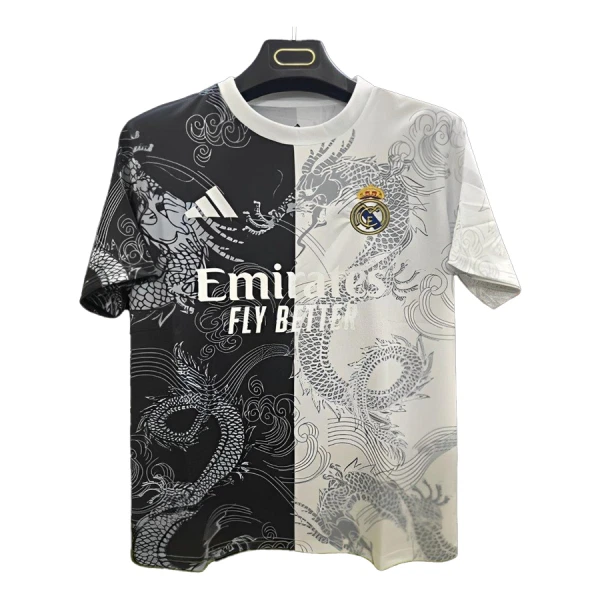 Real Madrid Fotbollströja 2024/25 Dragon Vit Real Madrid Fotbollströja 2024/25 Dragon Vit