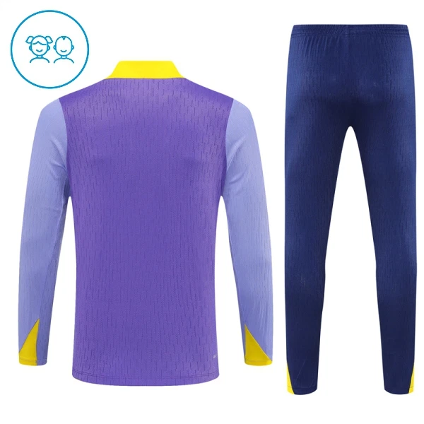 Atlético Madrid Träningströjasats Quarter-Zip Barn 2025/26 Lila