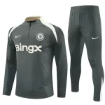 Chelsea Träningströjasats Quarter-Zip 2025/26 Grå