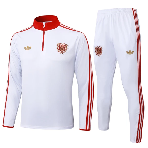 FC Bayern München Träningströjasats Quarter-Zip 2024/25 Vit FC Bayern München Träningströjasats Quarter-Zip 2024/25 Vit