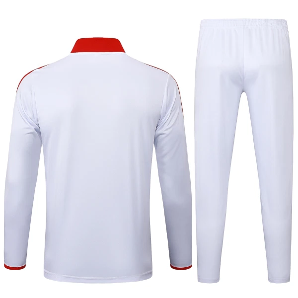 FC Bayern München Träningströjasats Quarter-Zip 2024/25 Vit