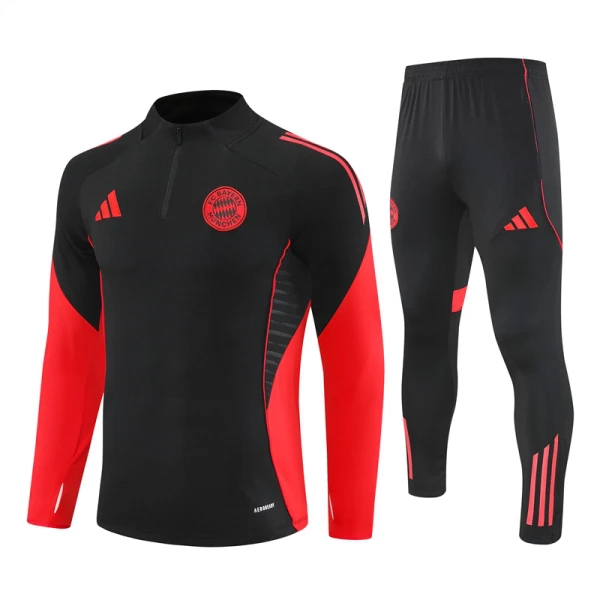 FC Bayern München Träningströjasats Quarter-Zip 2025/26 Svart FC Bayern München Träningströjasats Quarter-Zip 2025/26 Svart