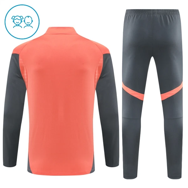 FC Bayern München Träningströjasats Quarter-Zip Barn 2025/26 Orange