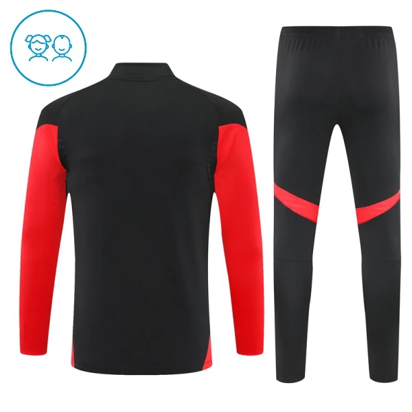 FC Bayern München Träningströjasats Quarter-Zip Barn 2025/26 Svart