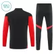 FC Bayern München Träningströjasats Quarter-Zip Barn 2025/26 Svart