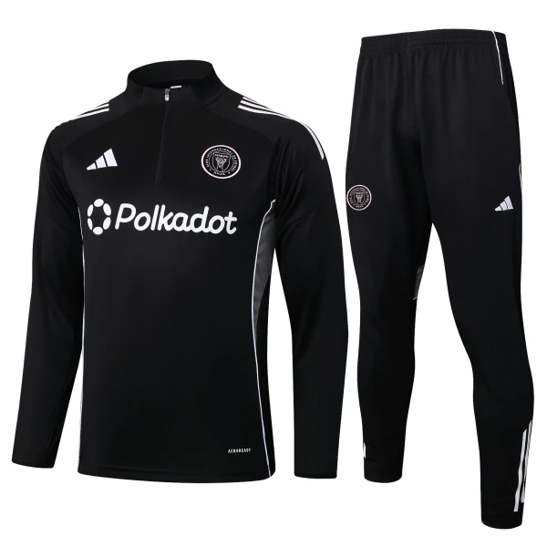 Inter Miami CF Träningströjasats Quarter-Zip 2025/26 Svart Inter Miami CF Träningströjasats Quarter-Zip 2025/26 Svart