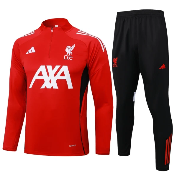 Liverpool Träningströjasats Quarter-Zip 2024/25 Röd Liverpool Träningströjasats Quarter-Zip 2024/25 Röd