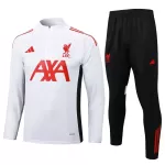 Liverpool Träningströjasats Quarter-Zip 2025/26 Vit