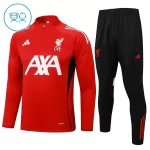 Liverpool Träningströjasats Quarter-Zip Barn 2024/25 Röd