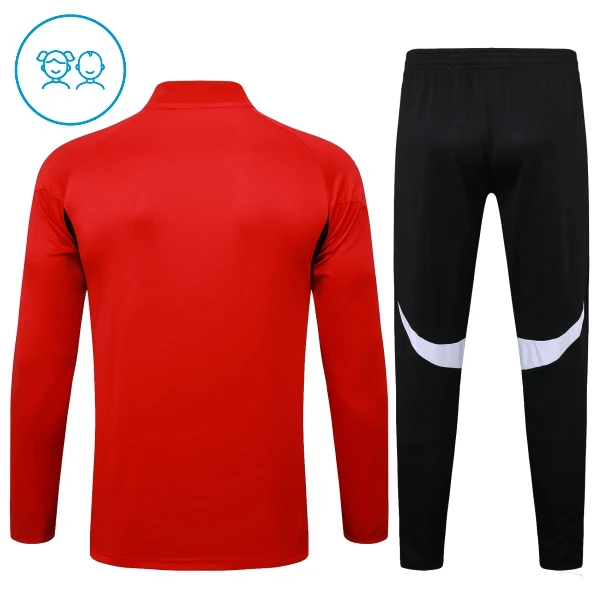 Liverpool Träningströjasats Quarter-Zip Barn 2024/25 Röd