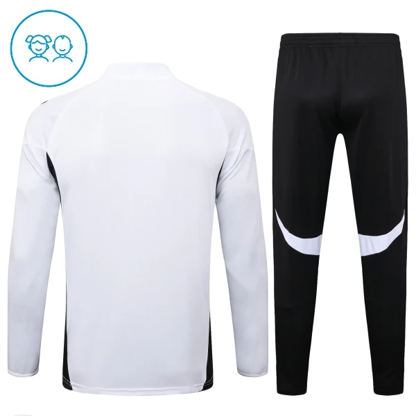 Liverpool Träningströjasats Quarter-Zip Barn 2025/26 Vit