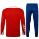 Paris Saint-Germain Träningströjasats Quarter-Zip 2025/26 Röd