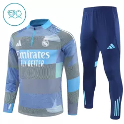 Real Madrid Träningströjasats Quarter-Zip Barn 2025/26 Blå Real Madrid Träningströjasats Quarter-Zip Barn 2025/26 Blå