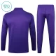 Real Madrid Träningströjasats Quarter-Zip Barn 2025/26 Lila