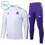 Real Madrid Träningströjasats Quarter-Zip Barn 2025/26 Vit