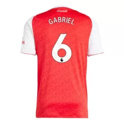 Arsenal Gabriel 6 Fotbollströja Hemma 2025/26
