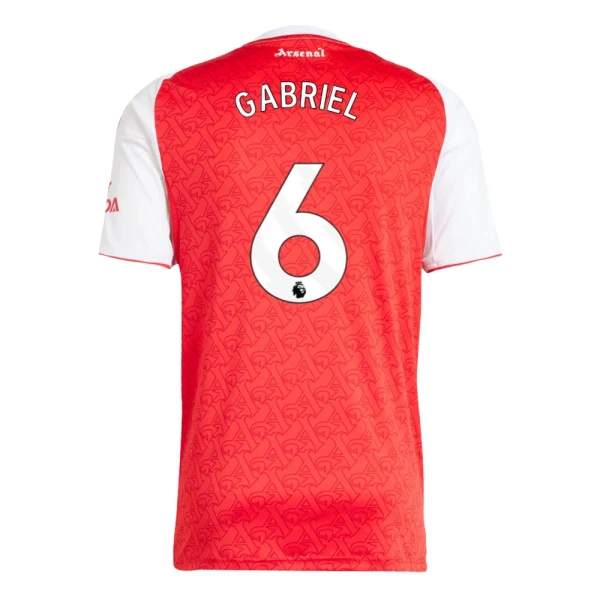 Arsenal Gabriel 6 Fotbollströja Hemma 2025/26 Arsenal Gabriel 6 Fotbollströja Hemma 2025/26