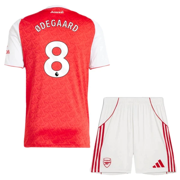 Arsenal Ødegaard 8 Fotbollströja Barn Hemma 2025/26 Arsenal Ødegaard 8 Fotbollströja Barn Hemma 2025/26