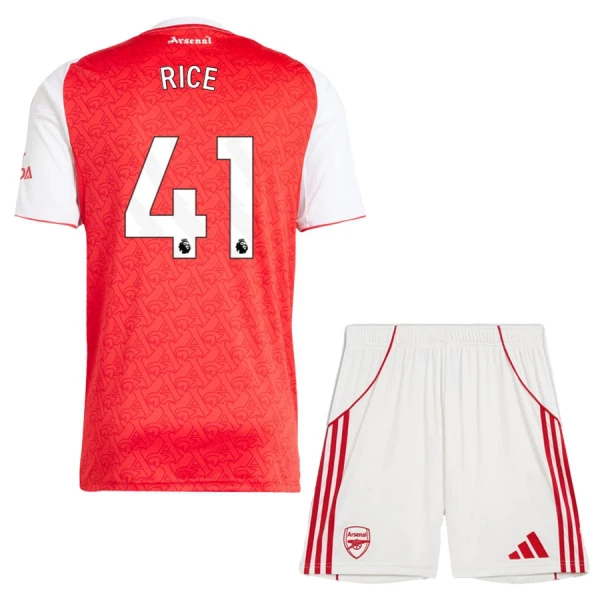 Arsenal Rice 41 Fotbollströja Barn Hemma 2025/26 Arsenal Rice 41 Fotbollströja Barn Hemma 2025/26