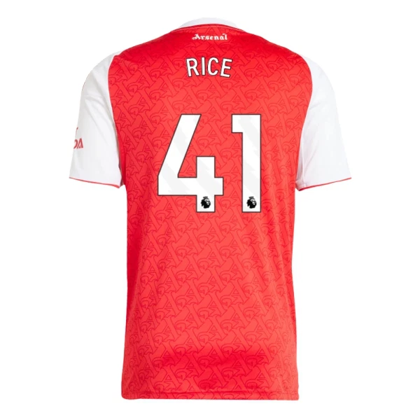 Arsenal Rice 41 Fotbollströja Barn Hemma 2025/26