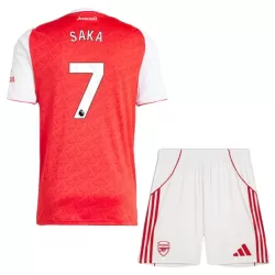Arsenal Saka 7 Fotbollströja Barn Hemma 2025/26 Arsenal Saka 7 Fotbollströja Barn Hemma 2025/26