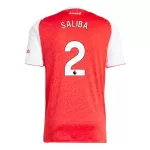 Arsenal Saliba 2 Fotbollströja Hemma 2025/26
