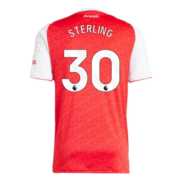 Arsenal Sterling 30 Fotbollströja Hemma 2025/26 Arsenal Sterling 30 Fotbollströja Hemma 2025/26