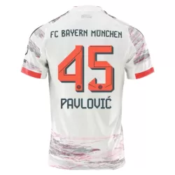 FC Bayern München Aleksandar Pavlovic 45 Fotbollströja Borta 2025/26