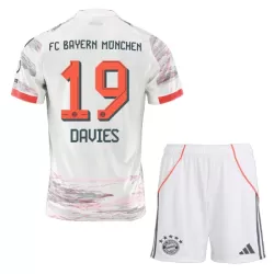 FC Bayern München Alphonso Davies 19 Fotbollströja Barn Borta 2025/26