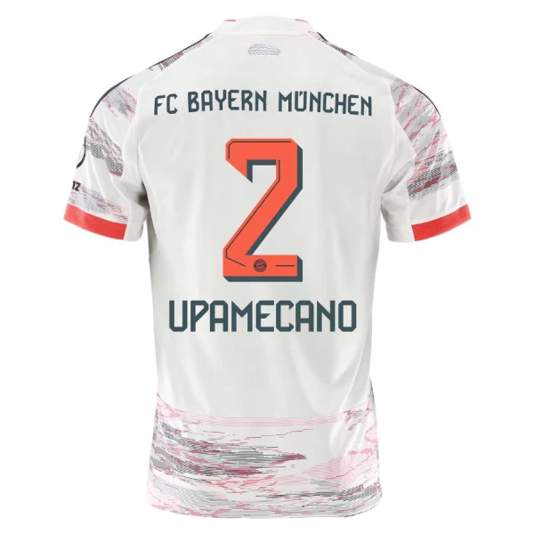 FC Bayern München Dayot Upamecano 2 Fotbollströja Borta 2025/26 FC Bayern München Dayot Upamecano 2 Fotbollströja Borta 2025/26