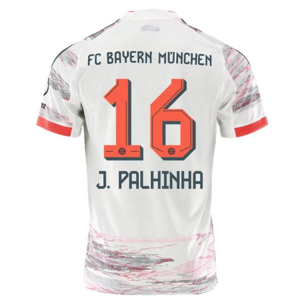 FC Bayern München J. Palhinha 16 Fotbollströja Borta 2025/26 FC Bayern München J. Palhinha 16 Fotbollströja Borta 2025/26