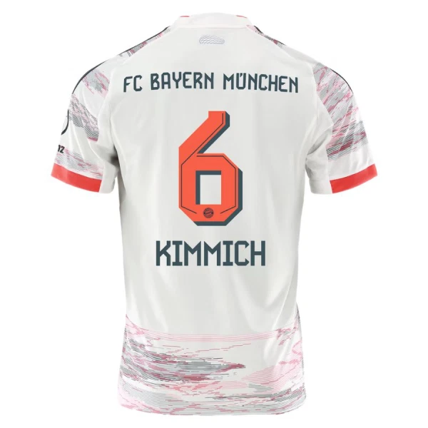FC Bayern München Joshua Kimmich 6 Fotbollströja Borta 2025/26 FC Bayern München Joshua Kimmich 6 Fotbollströja Borta 2025/26