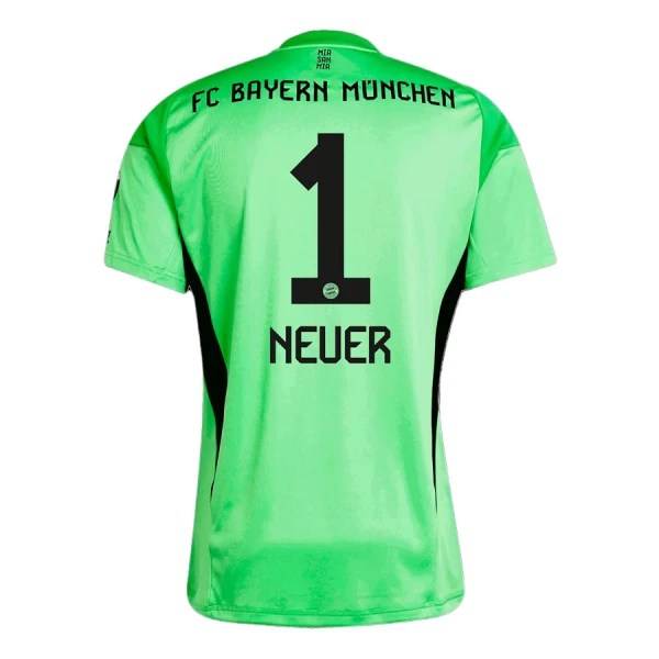 FC Bayern München Neuer 1 Målvakt Fotbollströja 2025/26 Grön FC Bayern München Neuer 1 Målvakt Fotbollströja 2025/26 Grön