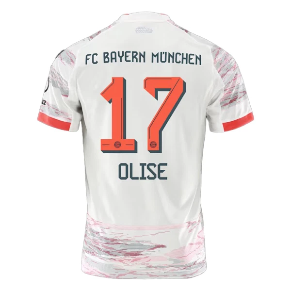 FC Bayern München Olise 17 Fotbollströja Borta 2025/26 FC Bayern München Olise 17 Fotbollströja Borta 2025/26